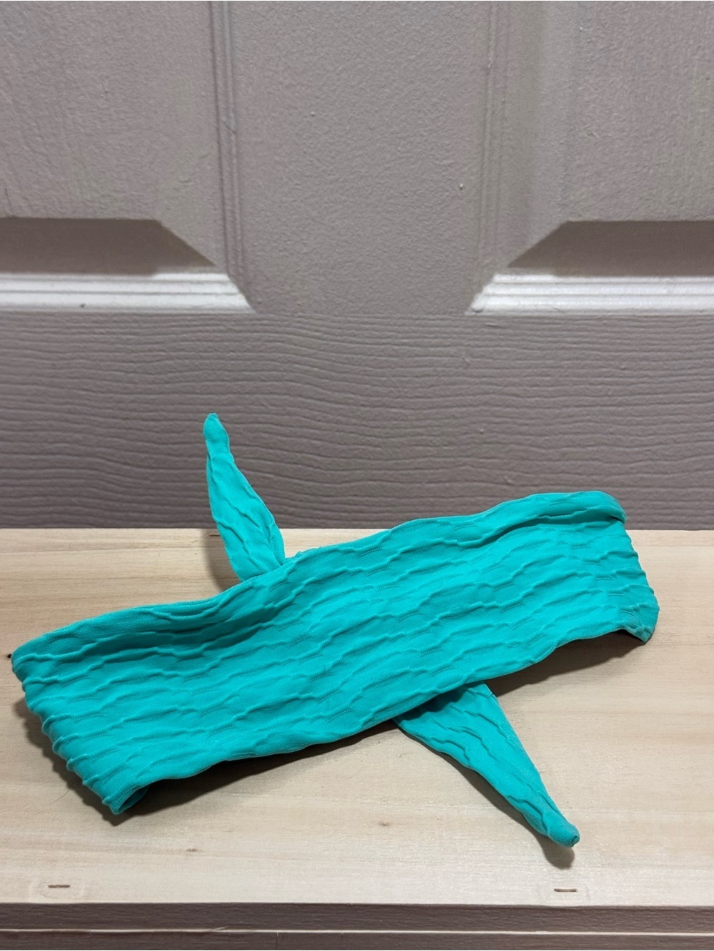 Booty by Brabants Turquoise croco Fabric Headband